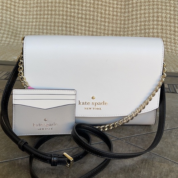 Kate Spade carson tricolor colorblock & staci colorblock sm slim card holder - Picture 2 of 16